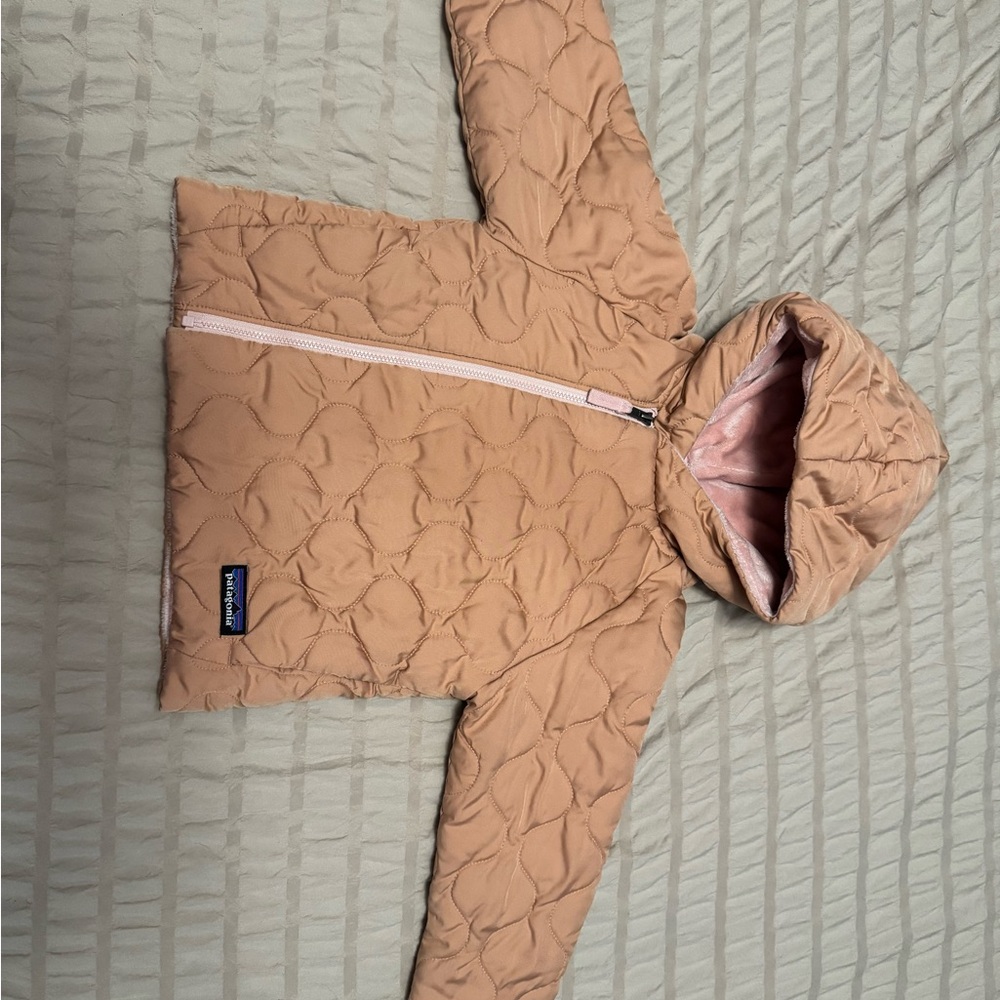 2T Patagonia Soft Pink Fleece Poncho jacket